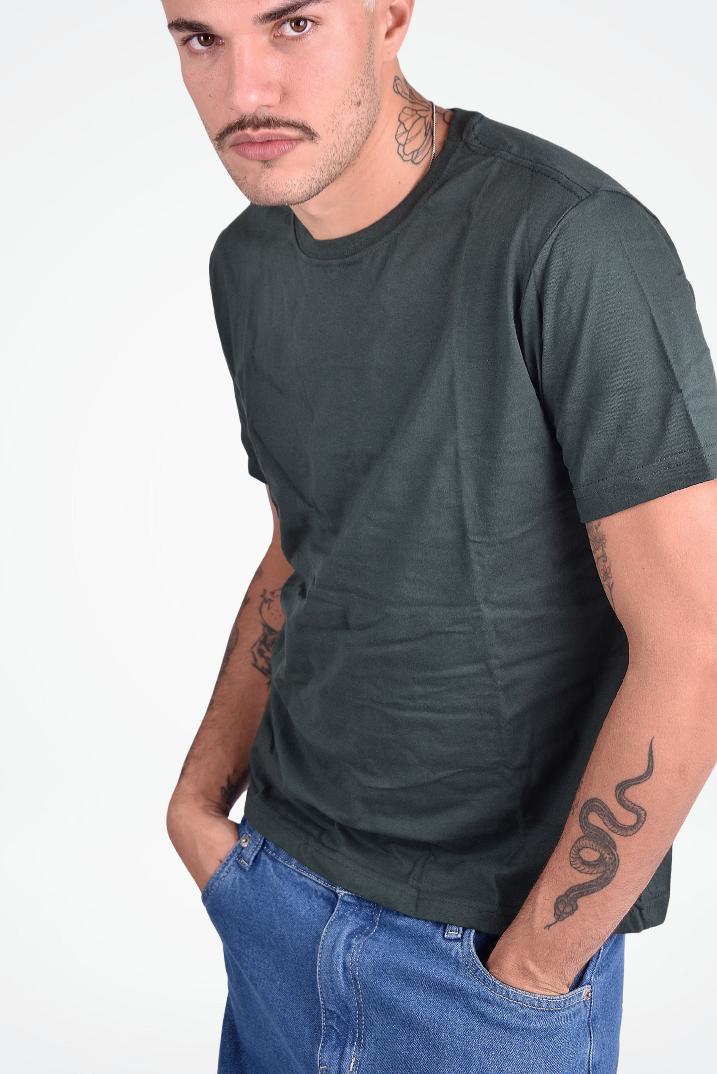 Camiseta DailyBasics Regular Fit Verde Militar