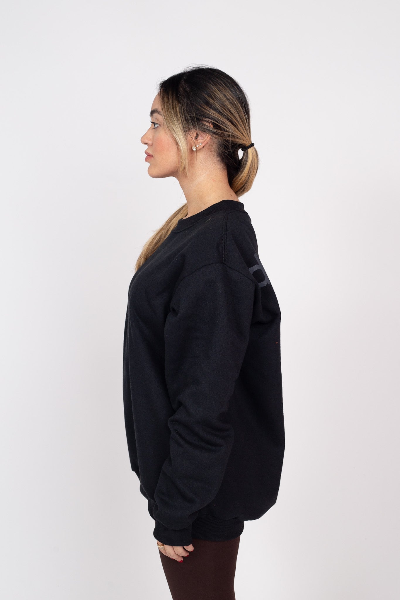 Moletom Careca DailyBasics "Back Script" Preto