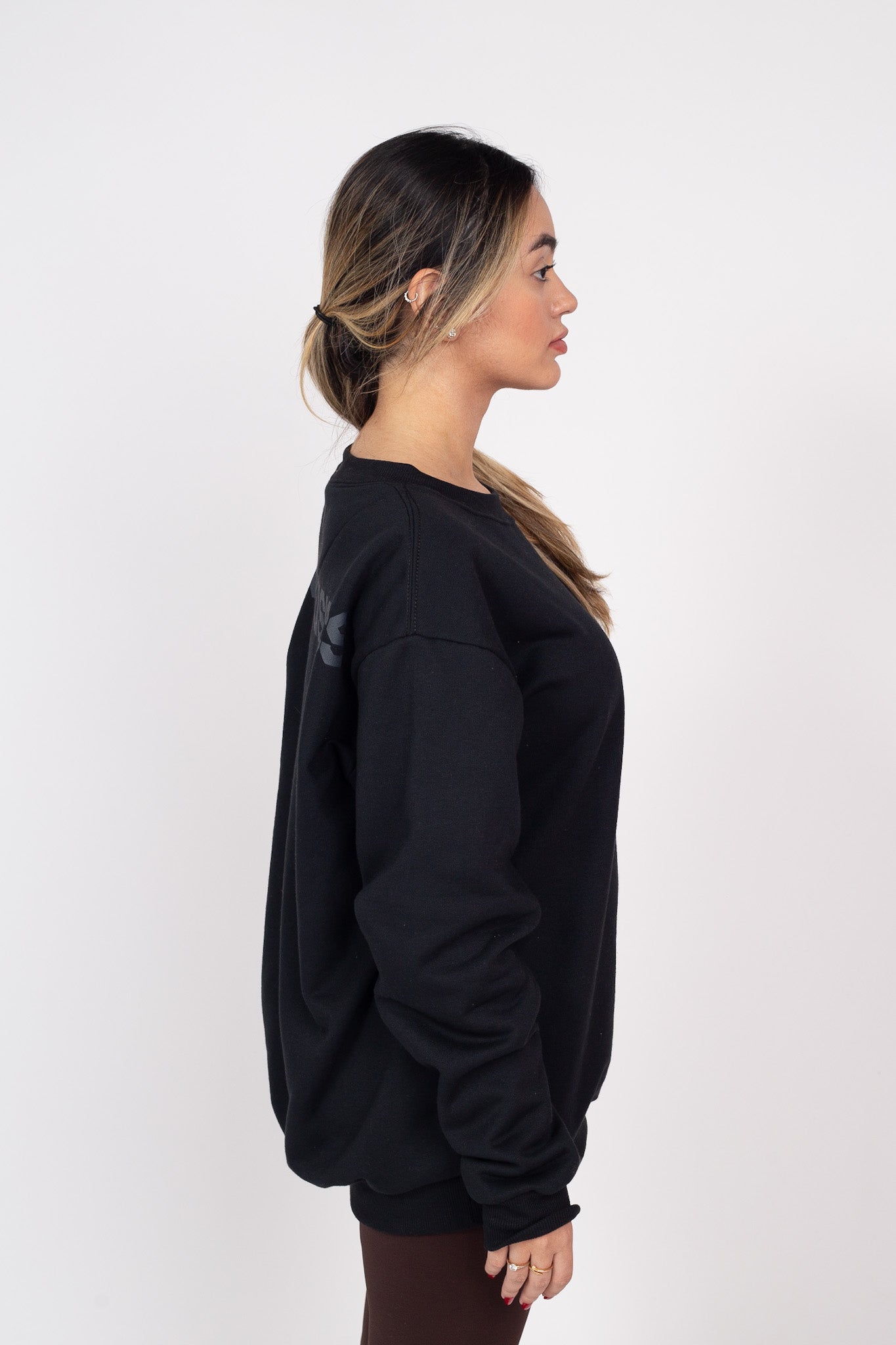 Moletom Careca DailyBasics "Back Script" Preto